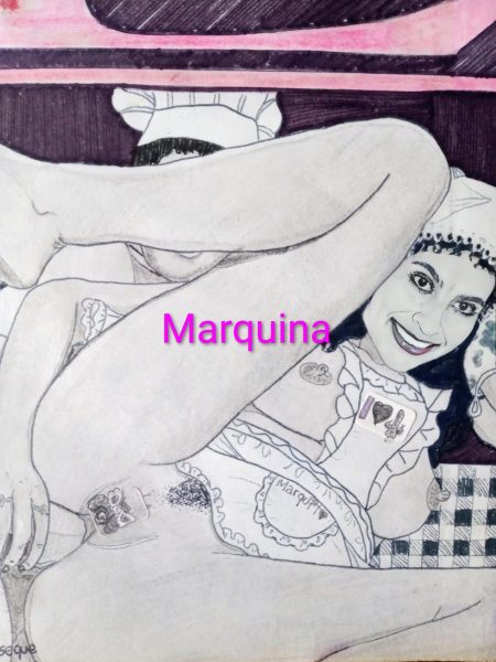 Marquina Portrait Monocromatic